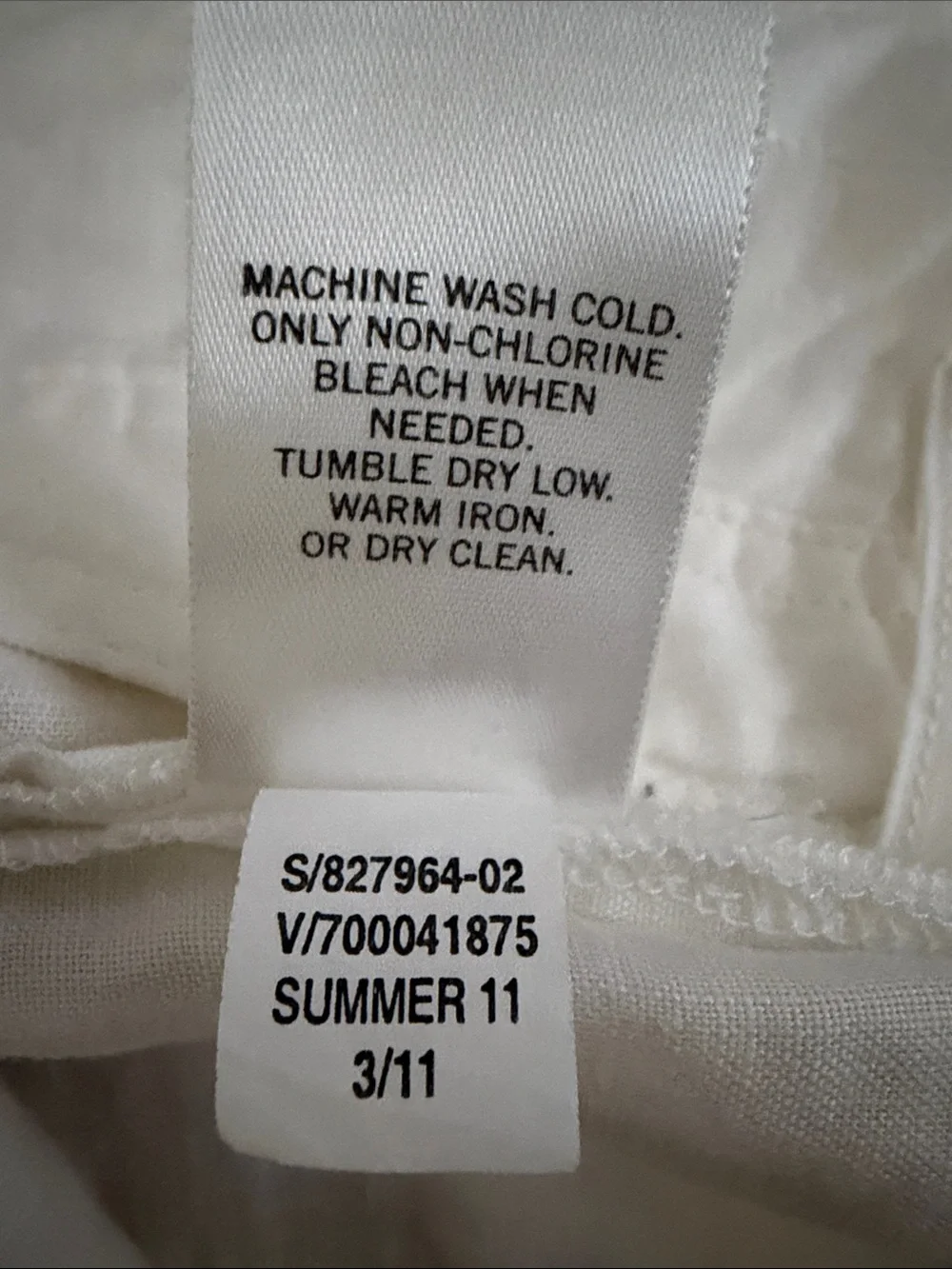 Banana Republic White Straight-Leg Linen Drawstring Pants